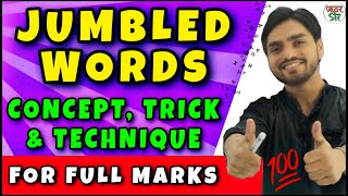 Jumble Words Tricks  Rearrangement of Sentence EnglishGrammarQuestionAnswerConcept  Class 910 [upl. by Bores]