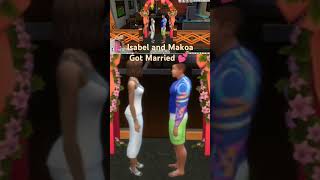 Sims 4 100 Baby Challenge Part 6  Isabel and Makoa Get Married 💕 sims4 [upl. by Ariajaj]