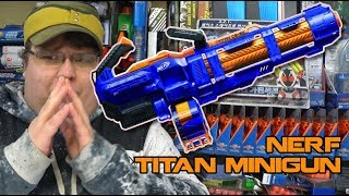 50 ROUND NERF DRUM IS REAL NEW NERF TITAN MINIGUN RIVAL PERSES REVOLTINATOR  Walcom S7 [upl. by Russ]