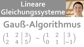 📘 Lineare Gleichungssysteme 02  GaußAlgorithmus an Beispielen Teil 1 [upl. by Kenna679]