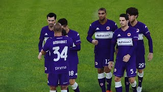 PES 2020 YOUNG ADRIANO  ROAD TO UCL TITLE  FIORENTINA x AT MADRID [upl. by Ahseirej]