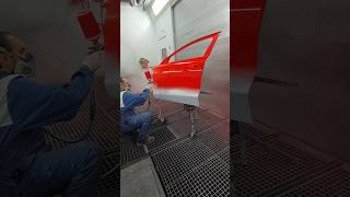 Automotive Paints real car painting repaint Car With Spray Paintabrargermanvlogs [upl. by Nibbor]