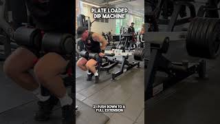 Plate loaded dip machine [upl. by Kendra]