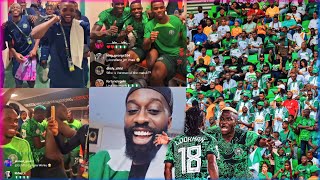 AFCON 2024 Super Eagles Celebrate Win Over Cameroon As They Lead 20 Full TimeCELEBRATION TIME [upl. by Akinat]