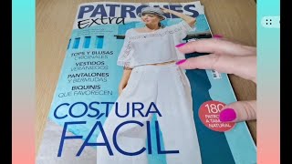 Revista patrones extra costura fácil [upl. by Stormy]