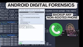 Get Forensic Ready Install amp Use Andriller on Kali for Android Backups [upl. by Nerha]