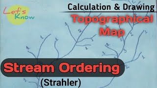 Stream ordering after strahler [upl. by Hazen]