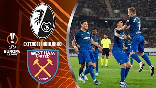 Freiburg vs West Ham Extended Highlights  UEL Group Stage MD 2  CBS Sports Golazo  Europe [upl. by Jeannie]