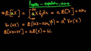 Expectations and Variance properties [upl. by Maribel]