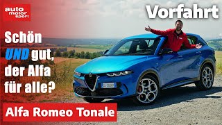 Alfa Romeo Tonale  schön UND gut der Alfa für alle I auto motor und sport [upl. by Ecirtra]