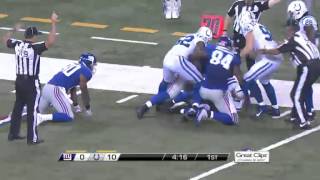 Colts VS Giants Preseason 2014 HIGHLIGHTS [upl. by Euqitsym267]