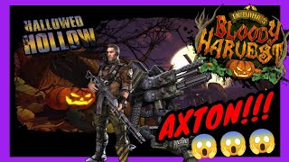 Axton VS The Pumpkin Kingpin  Borderlands 2 Hallowed Hallow Headhunter DLC [upl. by Palladin]