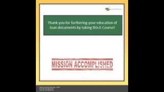 Loan Document E Course [upl. by Ylrehc]