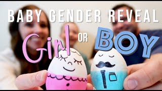 Hilarious Gender Reveal Video  Egg Roulette Game With Our Kids [upl. by Helms]