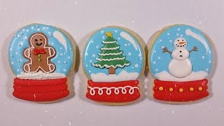 How to Decorate Snow Globe Cookies [upl. by Milton191]