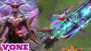 Wild Rift Yone  Top Yone fiend queller skin Gameplay Rank Grandmaster [upl. by Ahtar]