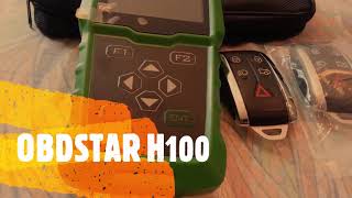 Jaguar XF 2012 Key Fob Programming OBDSTAR H100 [upl. by Iney]