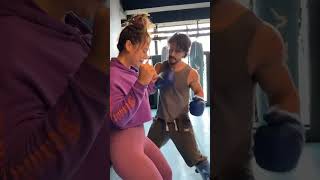 Tiger Shroff Fighting video  Tiger Shroff fight with his sister  Tiger Shroff Rehearsal video [upl. by Ardnek787]