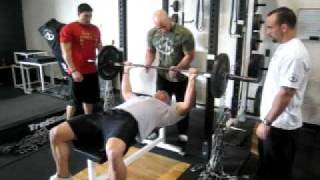 DeFrancosTrainingcom  Cushing killin Chain Bench Triceps DEATH [upl. by Gad]