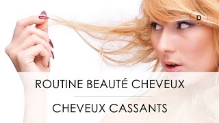 J’ai les cheveux cassants comment les réparer  Routine cheveux [upl. by Judus]