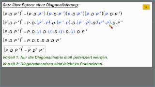 Diagonalisierung von Matrizen 1 ► Definition Satz und die Anwendung Matrizenpotenzierung [upl. by Adnana]