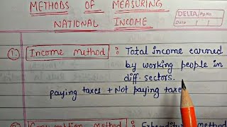 Methods of measuring National Income Income Product amp Consumption MethodLecture 7An aspirant [upl. by Telimay376]