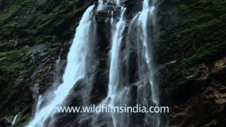 Jog falls The shimmering waterfall in India [upl. by Aihsetel]