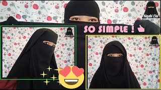 TUTORIAL NIQAB YAMAN 2 LAYER [upl. by Leamhsi]