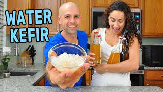 How to Make Water Kefir  Fermented Drink with Water Kefir Grains Starter Culture [upl. by Farkas]