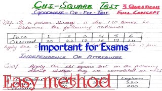 Chi Square Test [upl. by Esiahc]