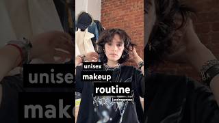 my androgynous makeup routine 💅✨ makeuproutine makeuptutorial androgynous unisex andro enby [upl. by Pius]