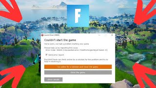 How To Fix Fortnite Error Code 30004 [upl. by Ahsinehs]