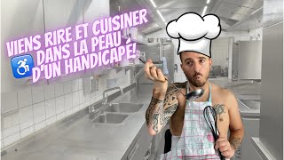 Un Tétraplégique en Cuisineça va envoyer [upl. by Eelatsyrc]