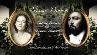 Giorgia Fumanti  Nessun Dorma with Lucianno Pavarotti [upl. by Rustin600]