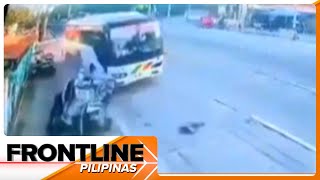 Tricycle driver 3 niyang pasahero patay matapos mabangga ng bus  Frontline Pilipinas [upl. by Pammie]