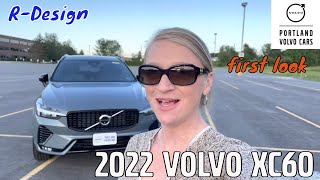 Get An Exclusive First Look At The Allnew 2022 Volvo XC60 RDesign With Heather [upl. by Llewoh599]