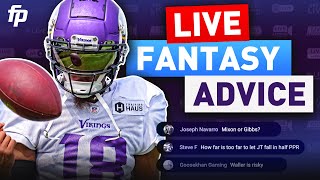 Ask The Experts LIVE  Draft Advice Tips and More 2023 Fantasy Football [upl. by Otila467]