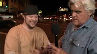 Jay Leno JayWalking MC Funky J Interview [upl. by Dyoll61]