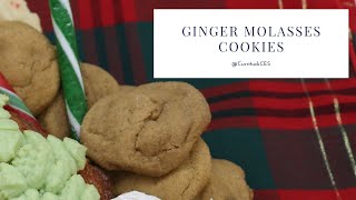 Ginger Molasses Cookies [upl. by Lindeberg]