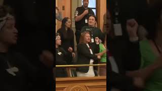 Maori MPs stage Haka dance protest in New Zealand parliament to oppose controversial bill [upl. by Tnomel]