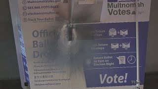 Ballot boxes burned in Oregon and Washington state [upl. by Eseer238]