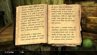 Lets Read The Totems of Hircine Lets Read The Books of Skyrim Book 67 [upl. by Frederigo667]