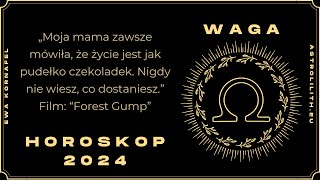 WAGA  HOROSKOP 2024  Czytanie na rok 2024 [upl. by Nolram609]