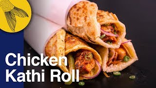 Chicken Paratha Roll Recipe  Ramadan Recipes by HUMA IN THE KITCHEN [upl. by Trimble]