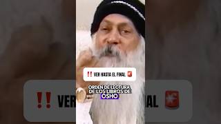 ‼️ ORDEN DE LECTURA DE LOS LIBROS DE OSHO ‼️ osho oshoespañol osholibros espiritualidad [upl. by Ashling398]