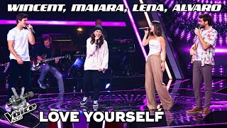 Justin Bieber  Love Yourself Lena Alvaro Wincent amp Maiara  The Voice Kids 2022 [upl. by Hayden]