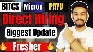 Micron BITCS Adani Latest Hiring  OFF Campus Drive For 2025 2024 2023 Batch  Fresher Jobs [upl. by Eitsud]