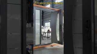 Custom large size entrance door pivot door factoryentrance door home [upl. by Carder648]