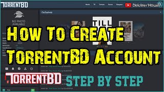 How To Create a TorrentBD Account Easily  TorrentBD Account Full tutorial  Get a reffer now [upl. by Joan917]