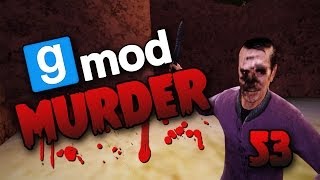 Knife Throwing Skills Gmod Murder 53 [upl. by Ahsiadal]